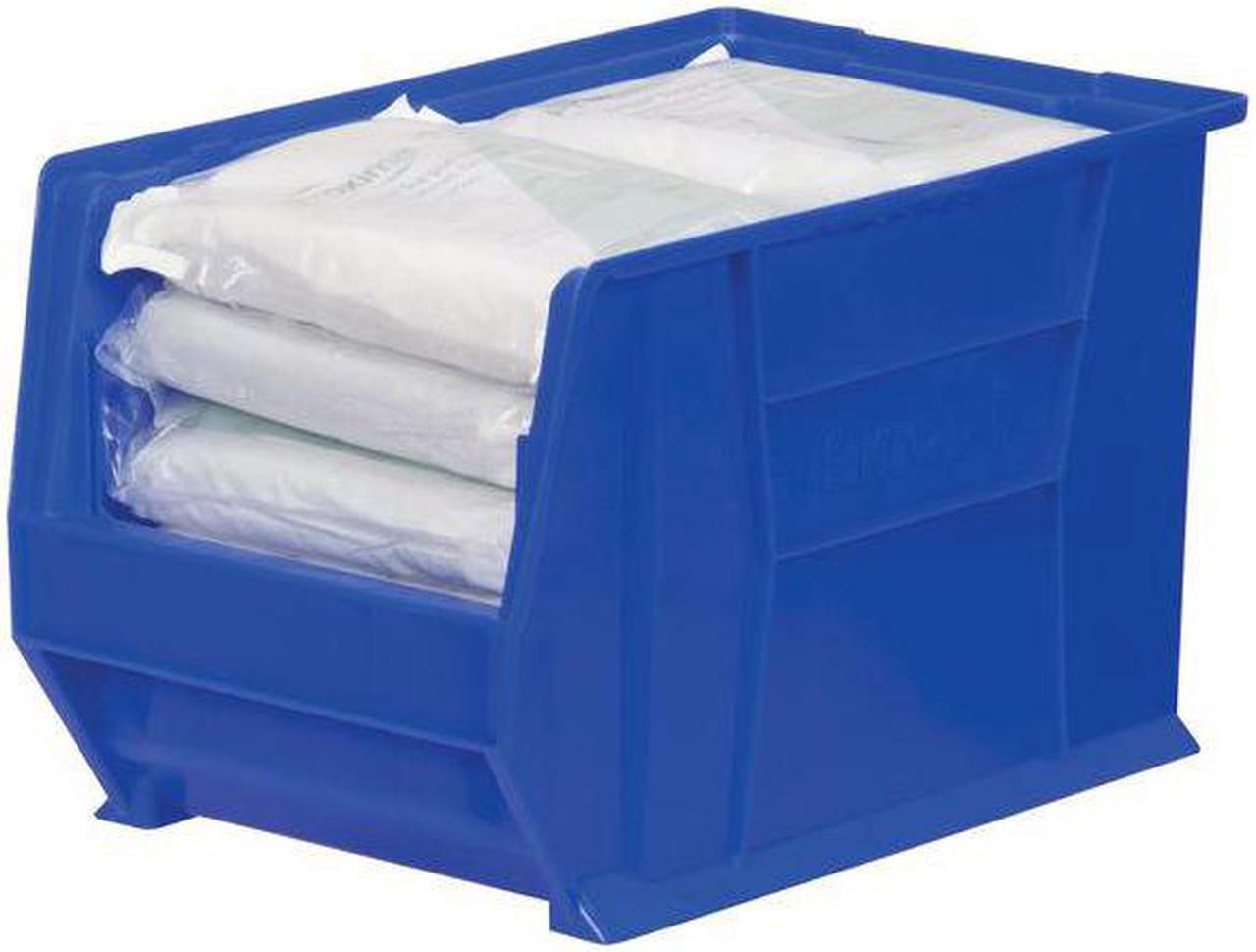 Alt view image 4 of 6 - AKRO-MILS 30282BLUE Blue Super Size Bin, 20"L x 12-3/8"W x 12"H