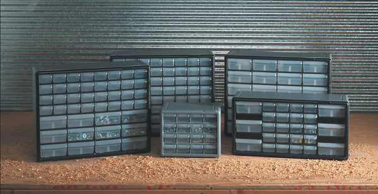 Alt view image 12 of 17 - Akromils 24 Drawer Plastic Frame Cabinet