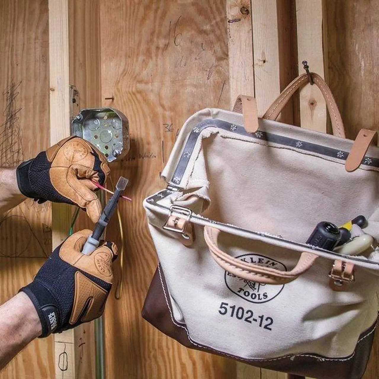 Alt view image 13 of 15 - Klein Tools 409-5102-12 12 Inch Tool Bag