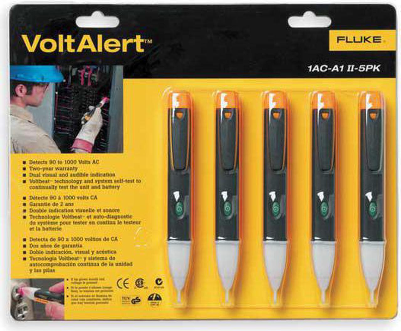 Alt view image 2 of 2 - FLUKE FLK-1AC-II-5PK Voltage Detector,90 to 1000VAC,PK5