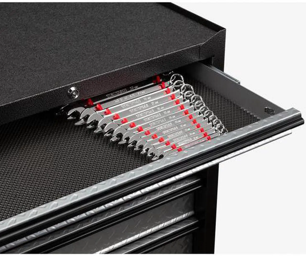 Alt view image 4 of 6 - TEKTON ORG29215 15-Tool Combination Wrench Organizer Rack, Red