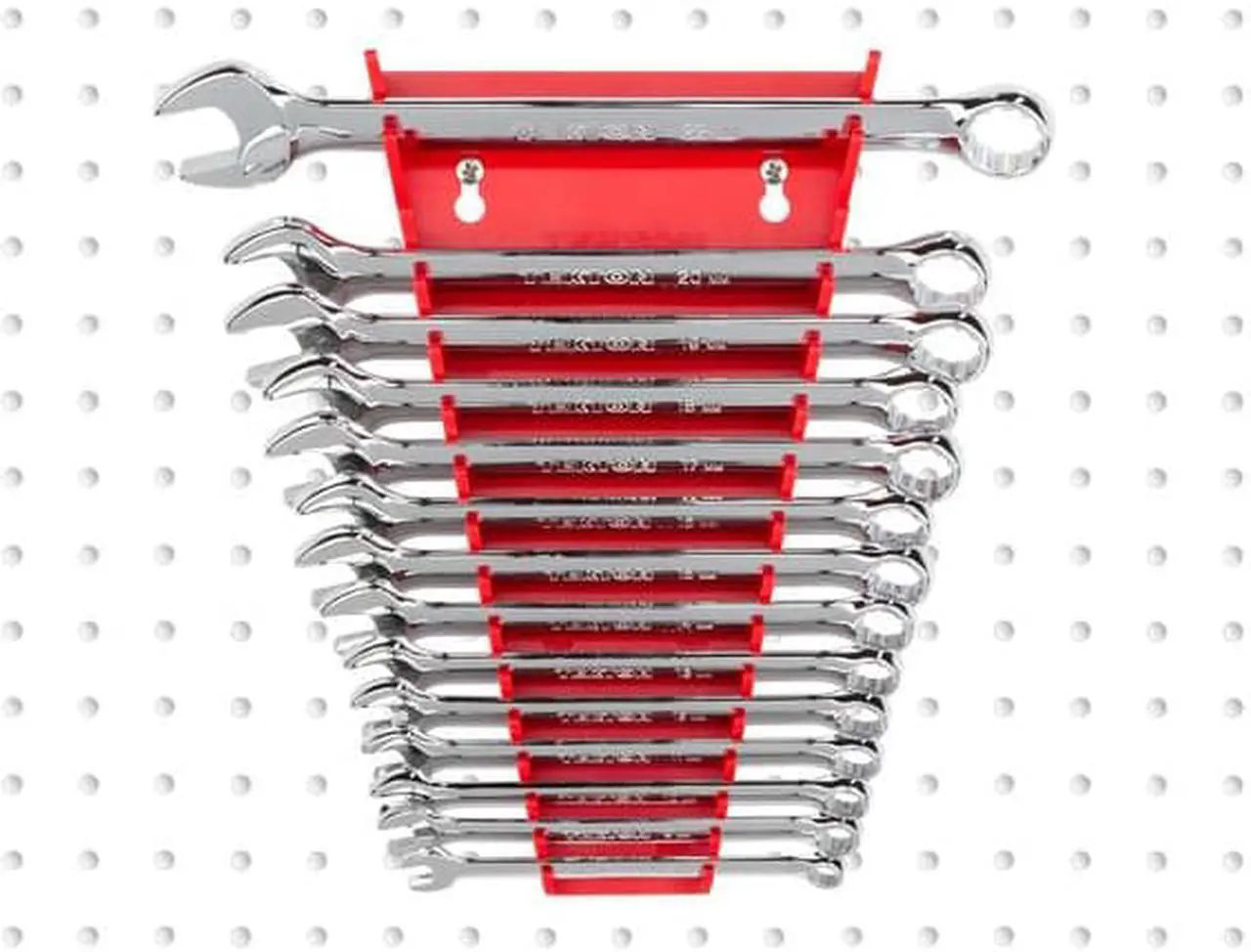 Alt view image 6 of 6 - TEKTON ORG29215 15-Tool Combination Wrench Organizer Rack, Red