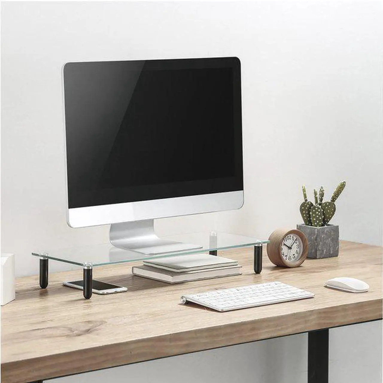 Alt view image 10 of 12 - Lorell  Monitor Stand 99533