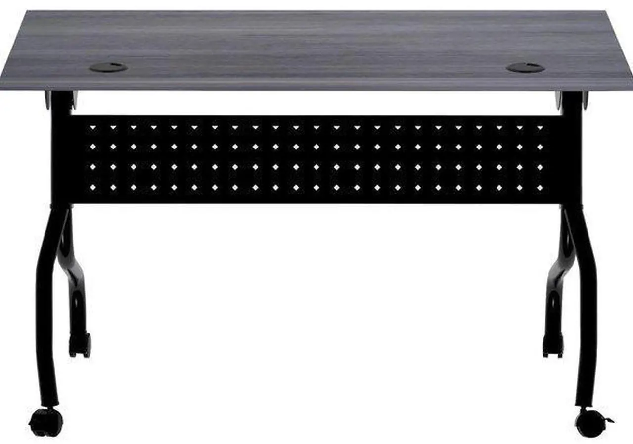 Alt view image 4 of 6 - Lorell 59489 Charcoal Flip Top Training Table