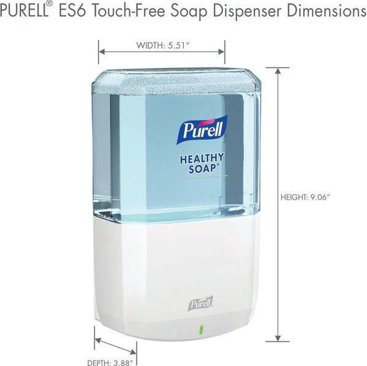 Alt view image 4 of 6 - Purell 6430-01 ES6 Soap Dispenser