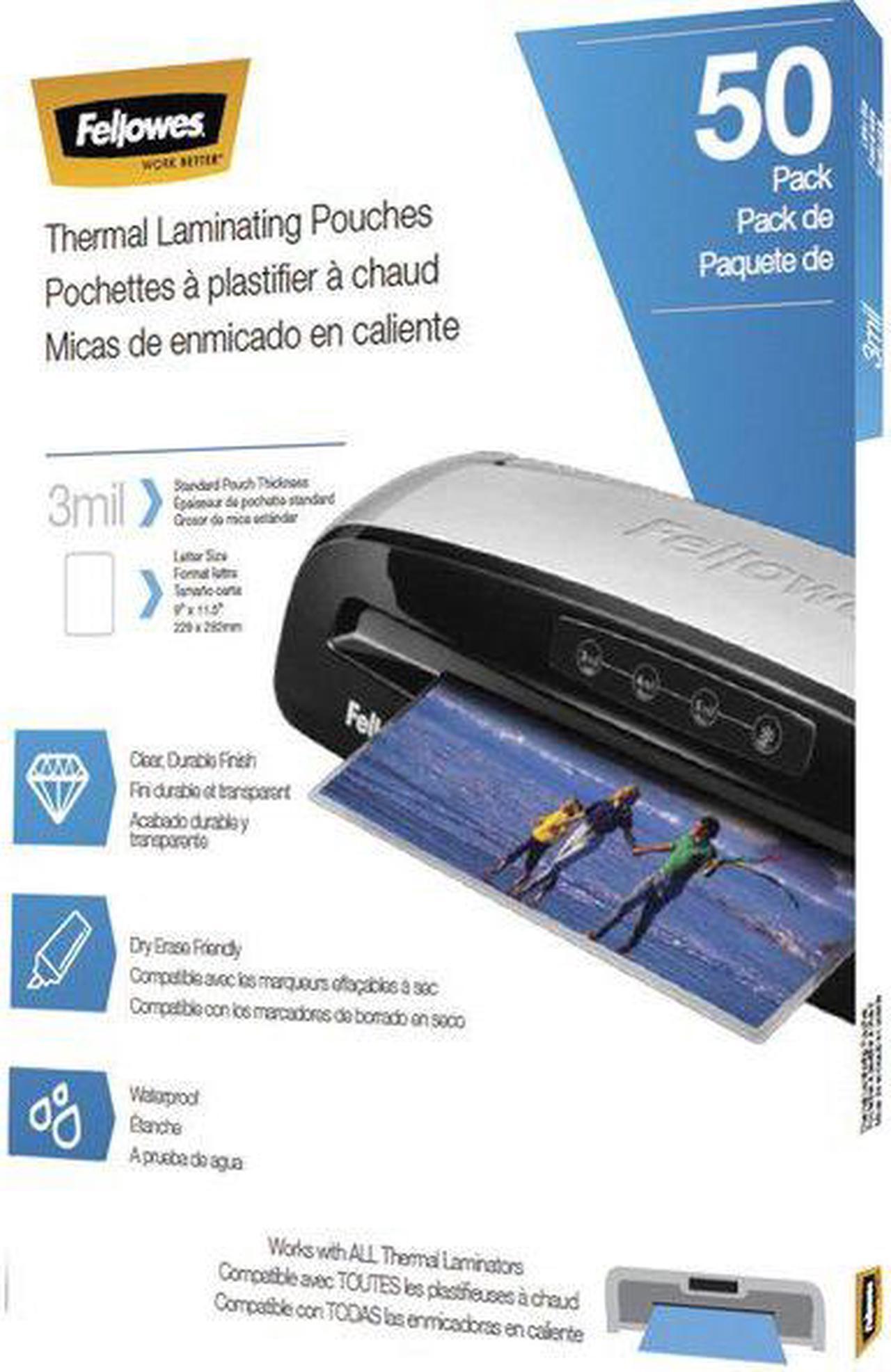 Alt view image 18 of 20 - FEL5744301 Fellowes Thermal Laminating Pouches, Letter, 3 mil, 50/Pack