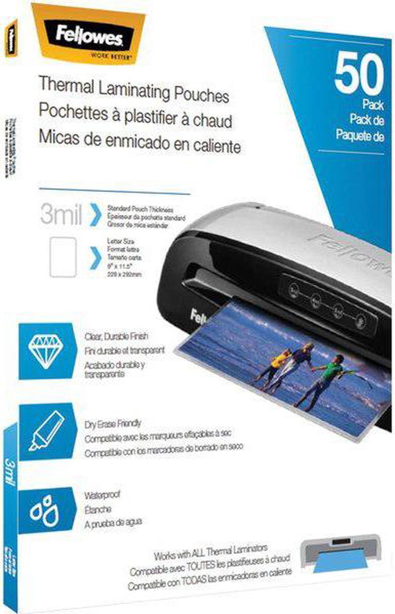 Alt view image 19 of 20 - FEL5744301 Fellowes Thermal Laminating Pouches, Letter, 3 mil, 50/Pack