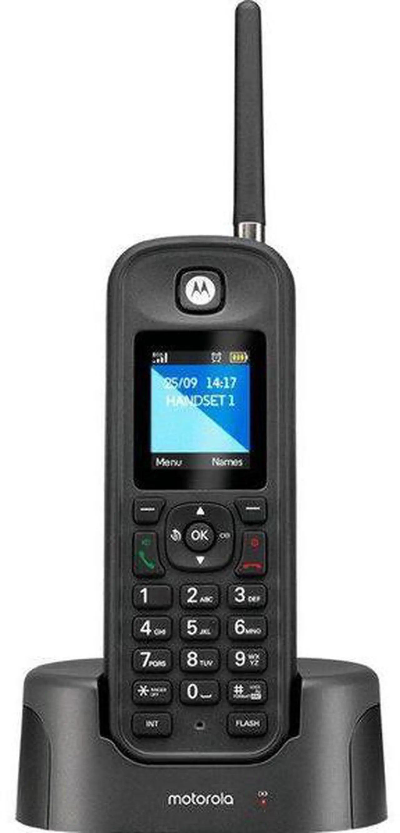 Alt view image 15 of 16 - motorola o211 indoor/outdoor digital cordless phone with answering machine