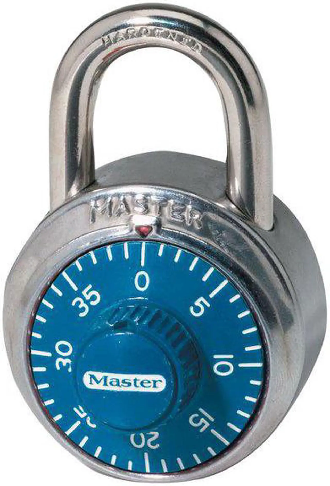Alt view image 10 of 14 - Master Lock Combination Padlock,2 in,Round,Silver  1506D