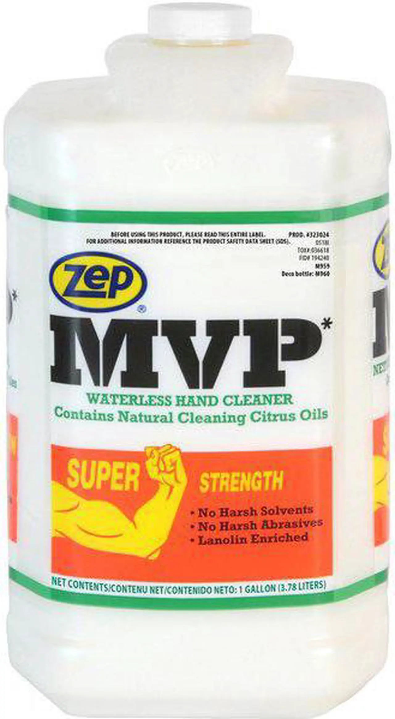 Alt view image 3 of 3 - Mvp Heavy-Duty Waterless Hand Cleaner, 1 Gal Jug, Disp/Pump Not Incl