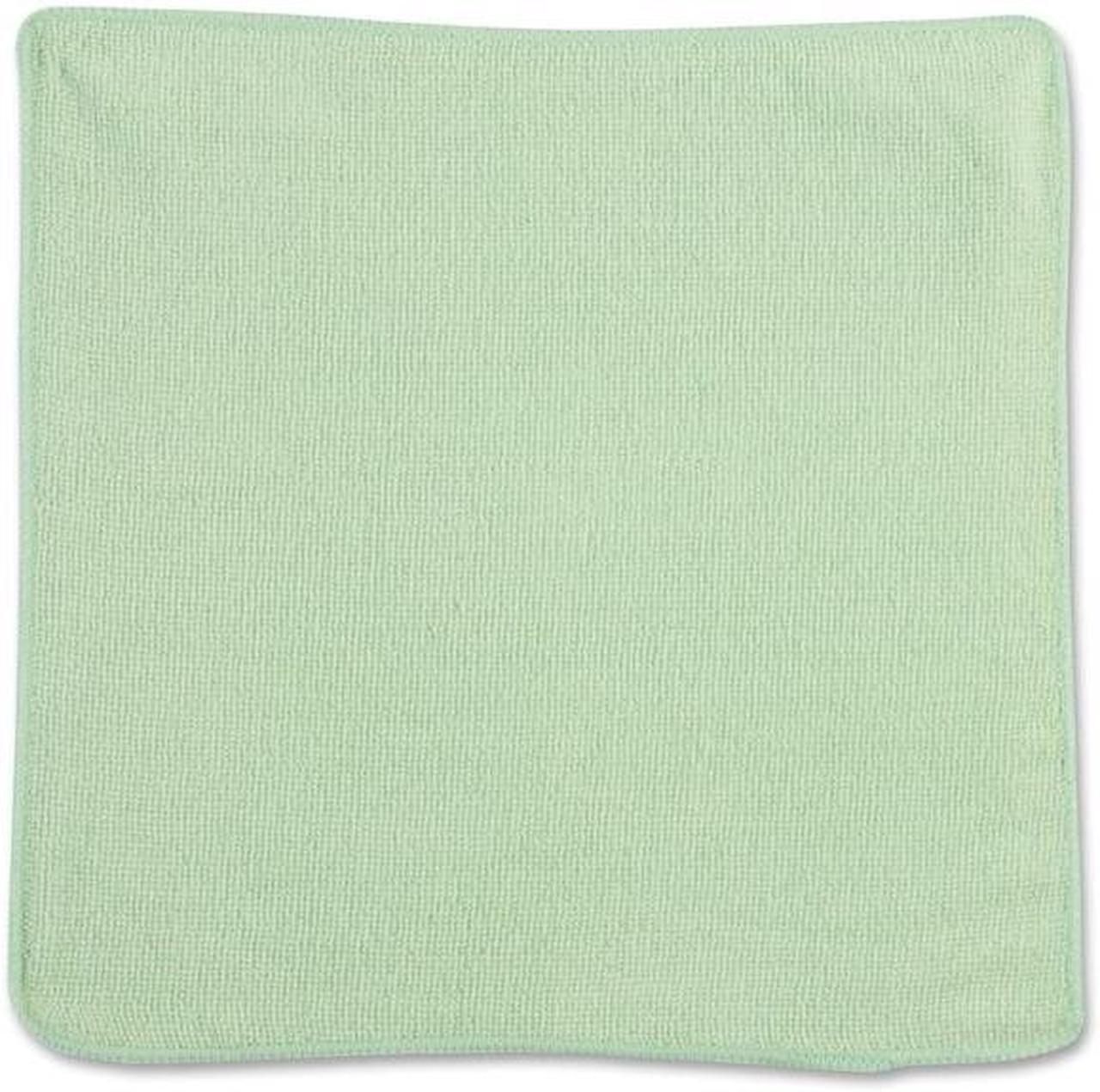 Alt view image 13 of 14 - Rubbermaid Commercial Microfiber Cleaning Cloths 12 x 12 Green 24/Pack 1820578