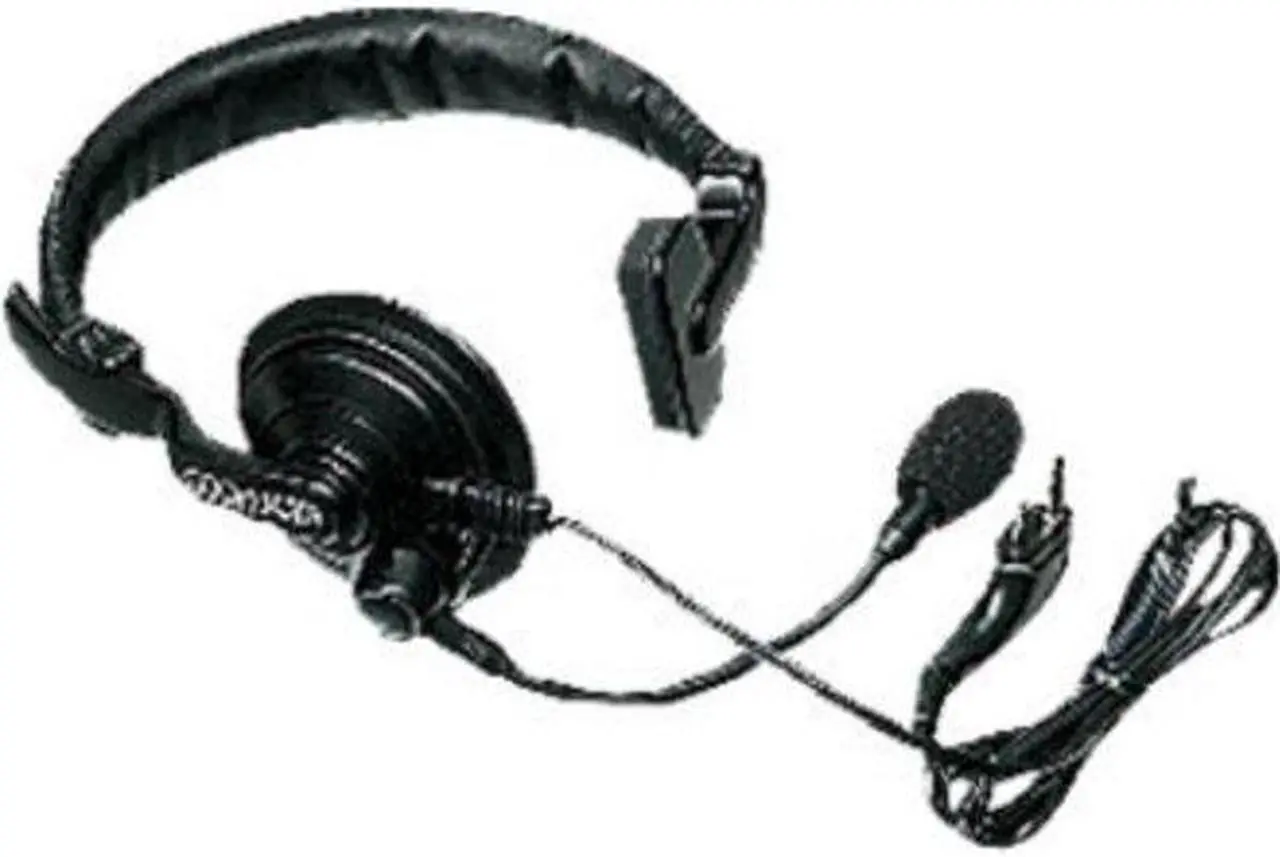Alt view image 5 of 5 - Headset, Over the Head, On Ear, Black
