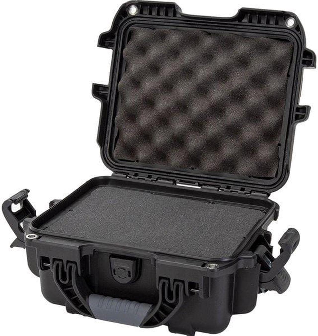 Alt view image 4 of 9 - Nanuk Small Series 905 Lightweight NK-7 Resin Waterproof Protective Case with Foam for Point & Shoot Camera or Binoculars, Black