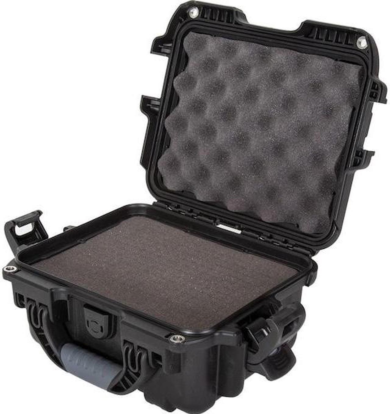 Alt view image 8 of 9 - Nanuk Small Series 905 Lightweight NK-7 Resin Waterproof Protective Case with Foam for Point & Shoot Camera or Binoculars, Black