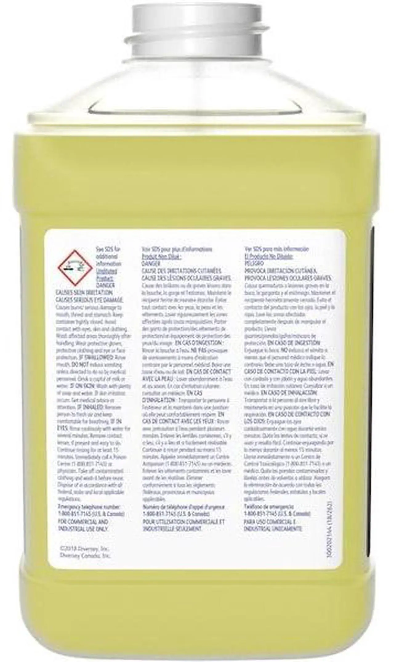 Alt view image 4 of 5 - DIVERSEY 94996466 Prominence Heavy Duty Floor Cleaner, J-Fill Dispenser, 2.5L,