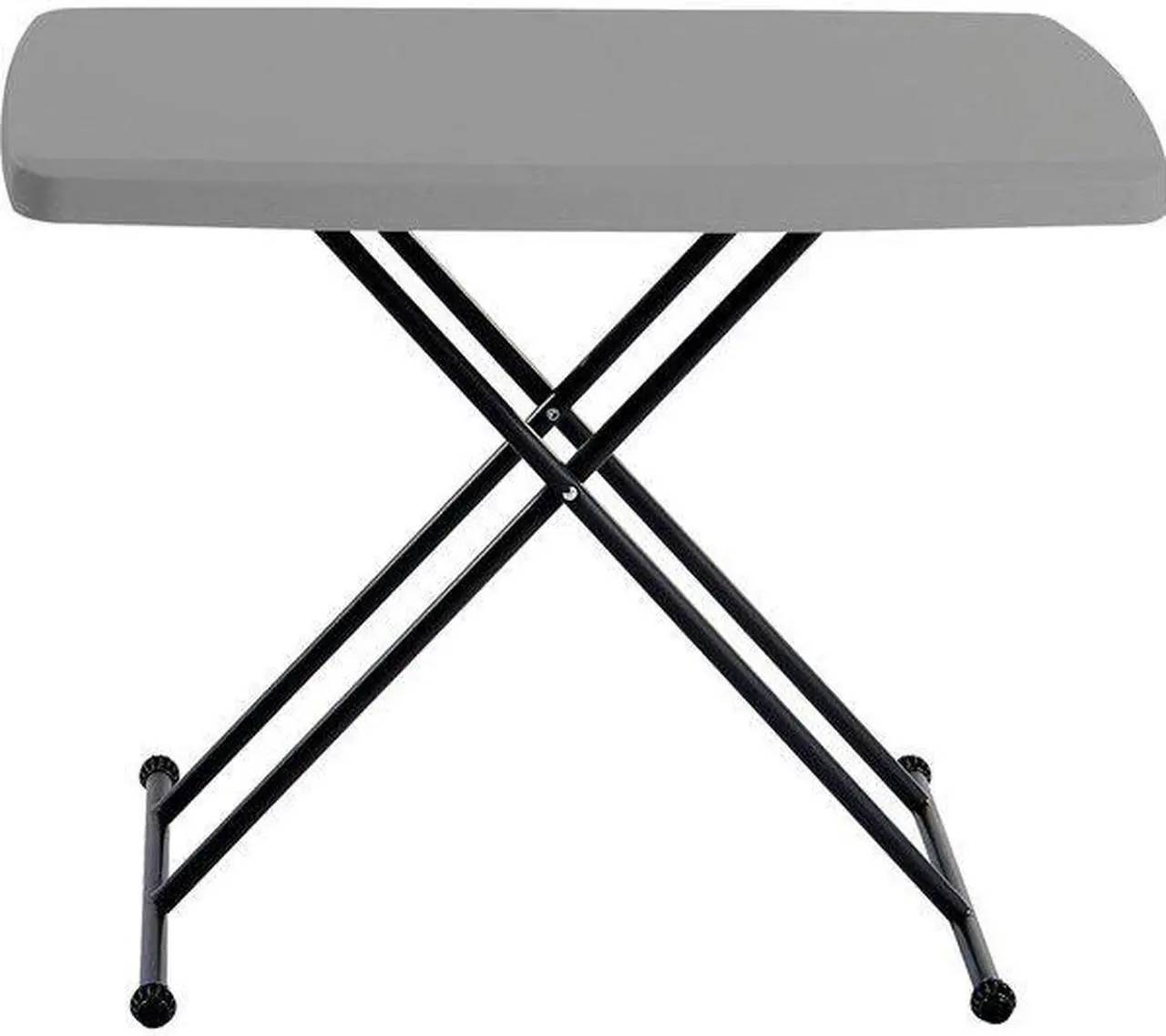 Alt view image 9 of 10 - Iceberg - 65491 - Iceberg IndestrucTable TOO Personal Folding Table - Rectangle Top - X-shaped Base - 30 Table Top