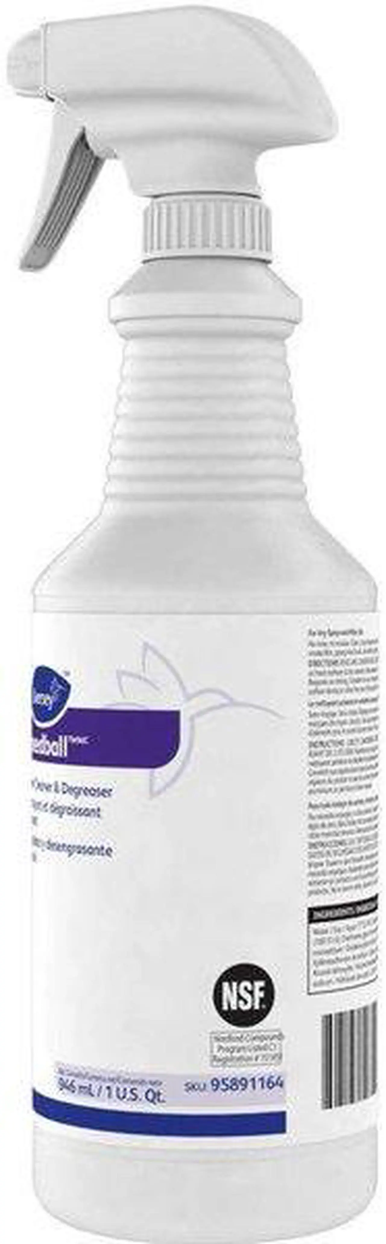 Alt view image 8 of 9 - Diversey 5891164 Speedball 2000 Heavy-Duty Cleaner, Citrus, Liquid, 1qt. Spray Bottle