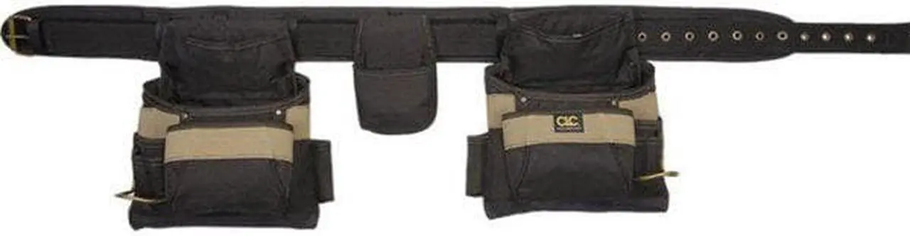 Alt view image 5 of 5 - CLC WORK GEAR 1604 Tool Belt, Tool Belt, Black, Polyester, 16 Pockets