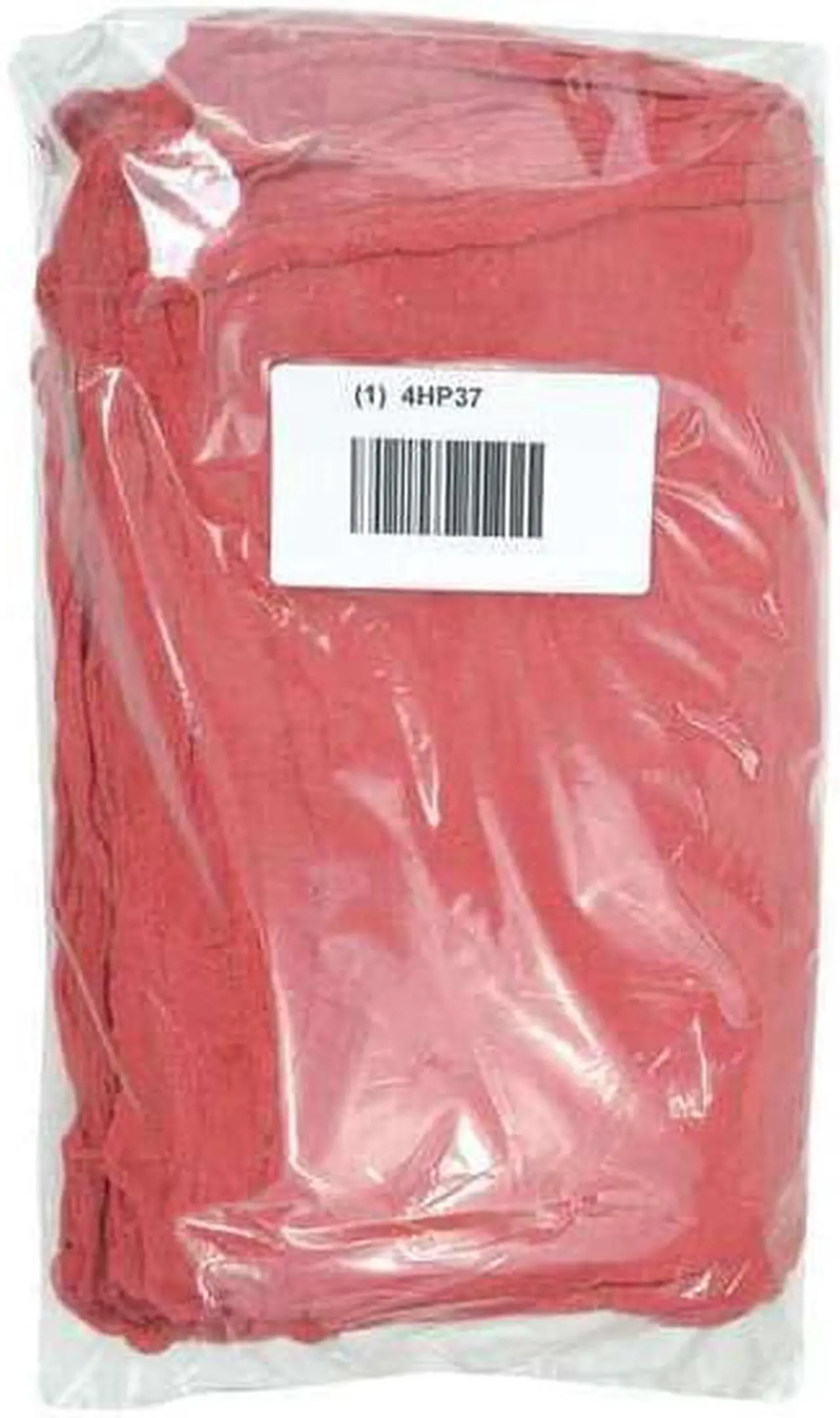Alt view image 2 of 2 - ZORO SELECT 21820 New Cotton Shop Towels, Red, 12 in x 12 in, 25 Pack