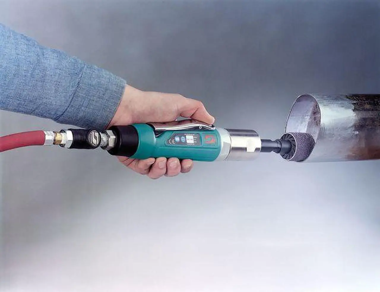 Alt view image 2 of 3 - DYNABRADE 52668 Straight Die Grinder, 3/8 in NPT Female Air Inlet, 1/4 in
