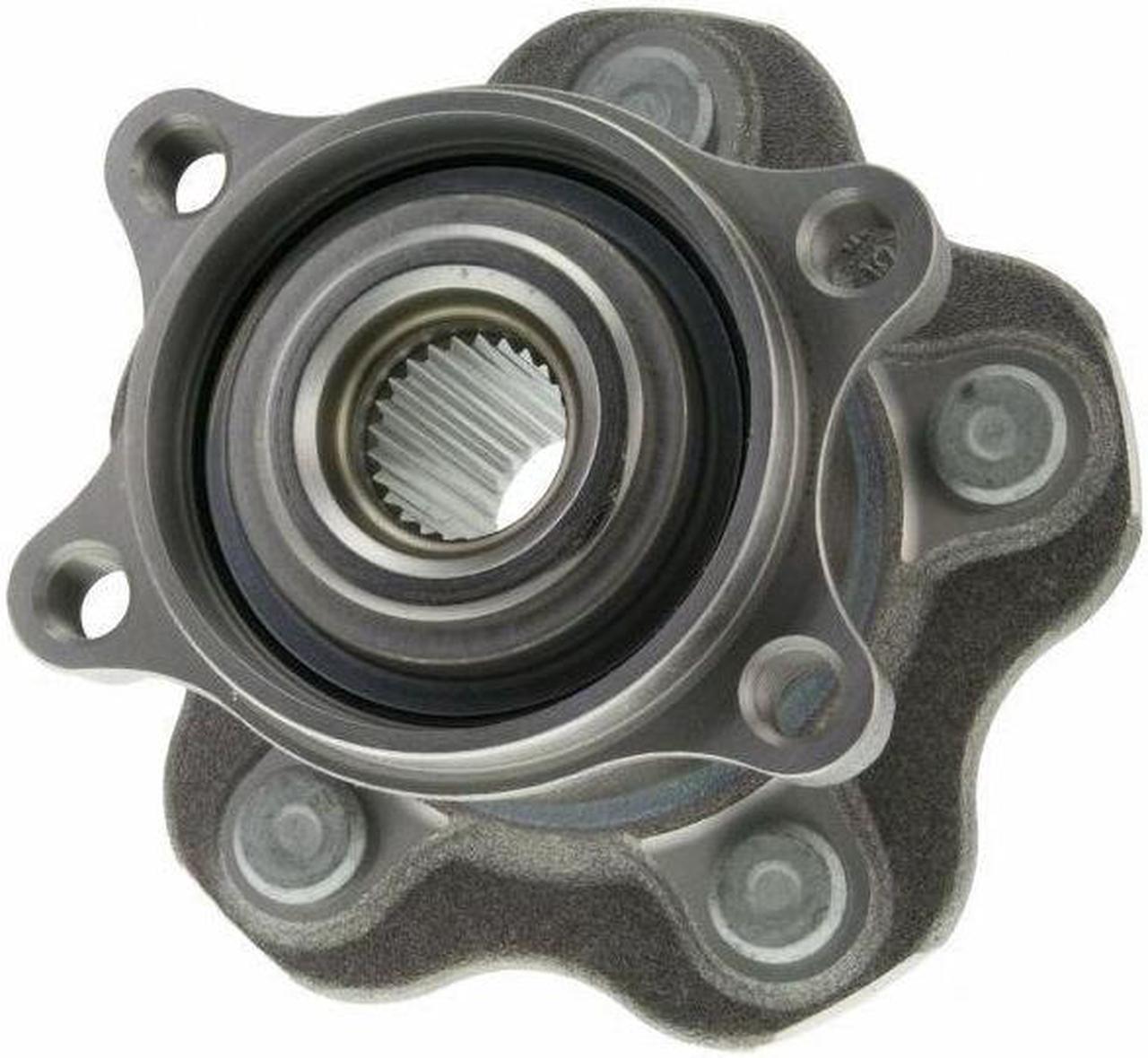 Alt view image 3 of 3 - AWD MOOG Rear Wheel Bearing Hub Assembly For Nissan Rogue Juke W/O ABS 5 Lug