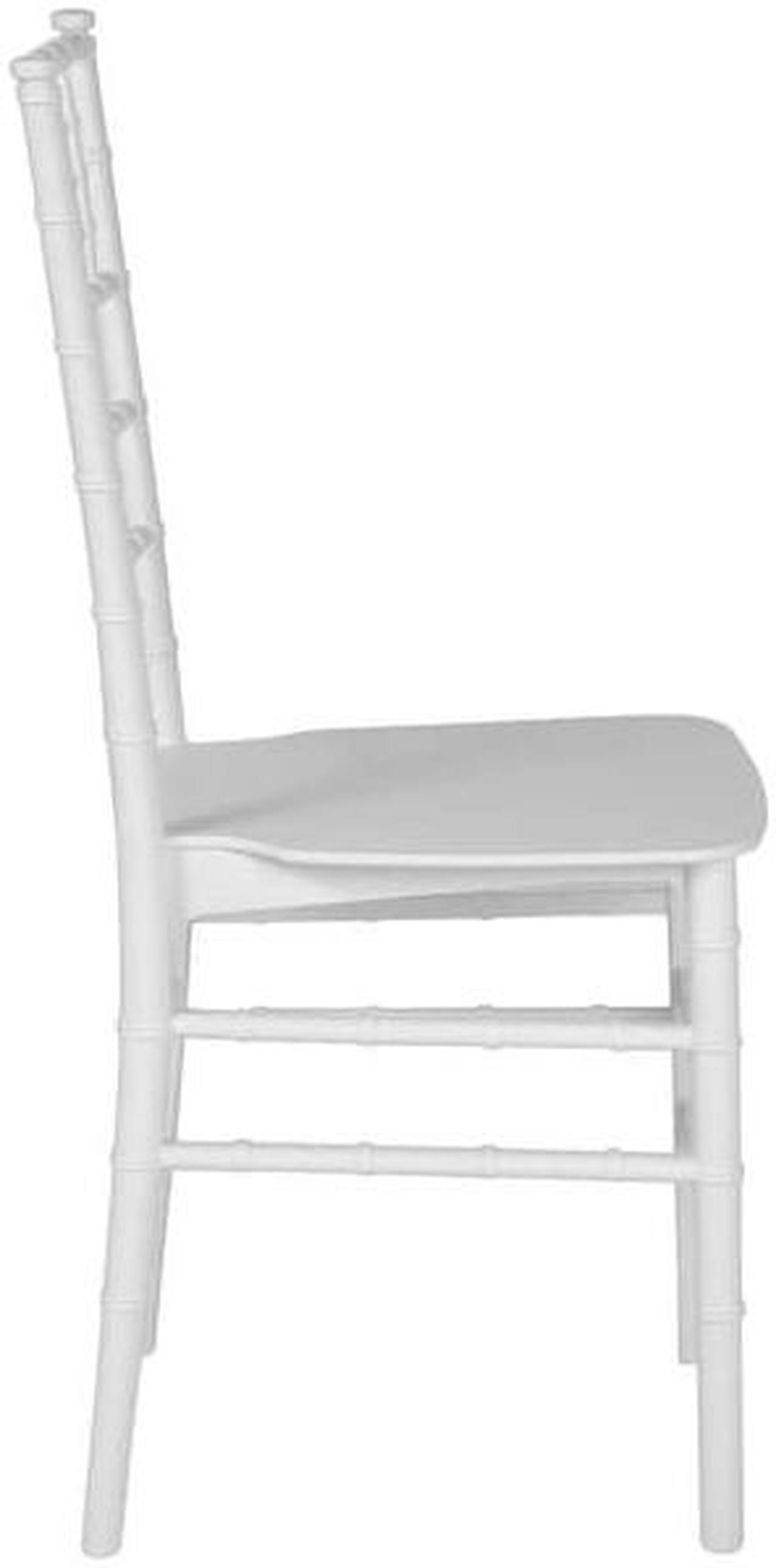 Alt view image 14 of 20 - HERCULES Series White Resin Stacking Chiavari Chair