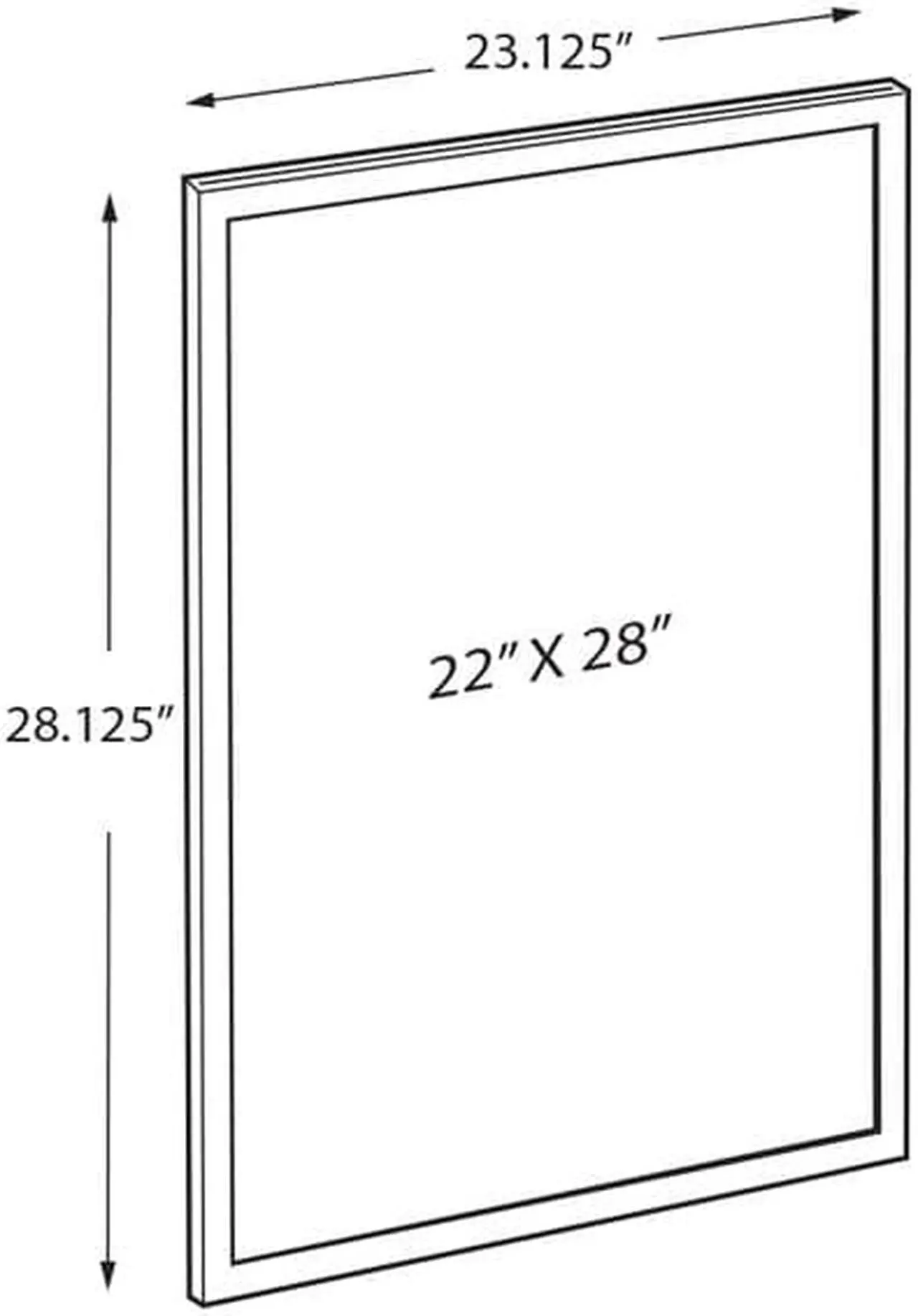 Alt view image 3 of 4 - AZAR DISPLAYS 300274-SLV 22"W x 28"H Double-Sided Slide-in Frame for Sky Tower