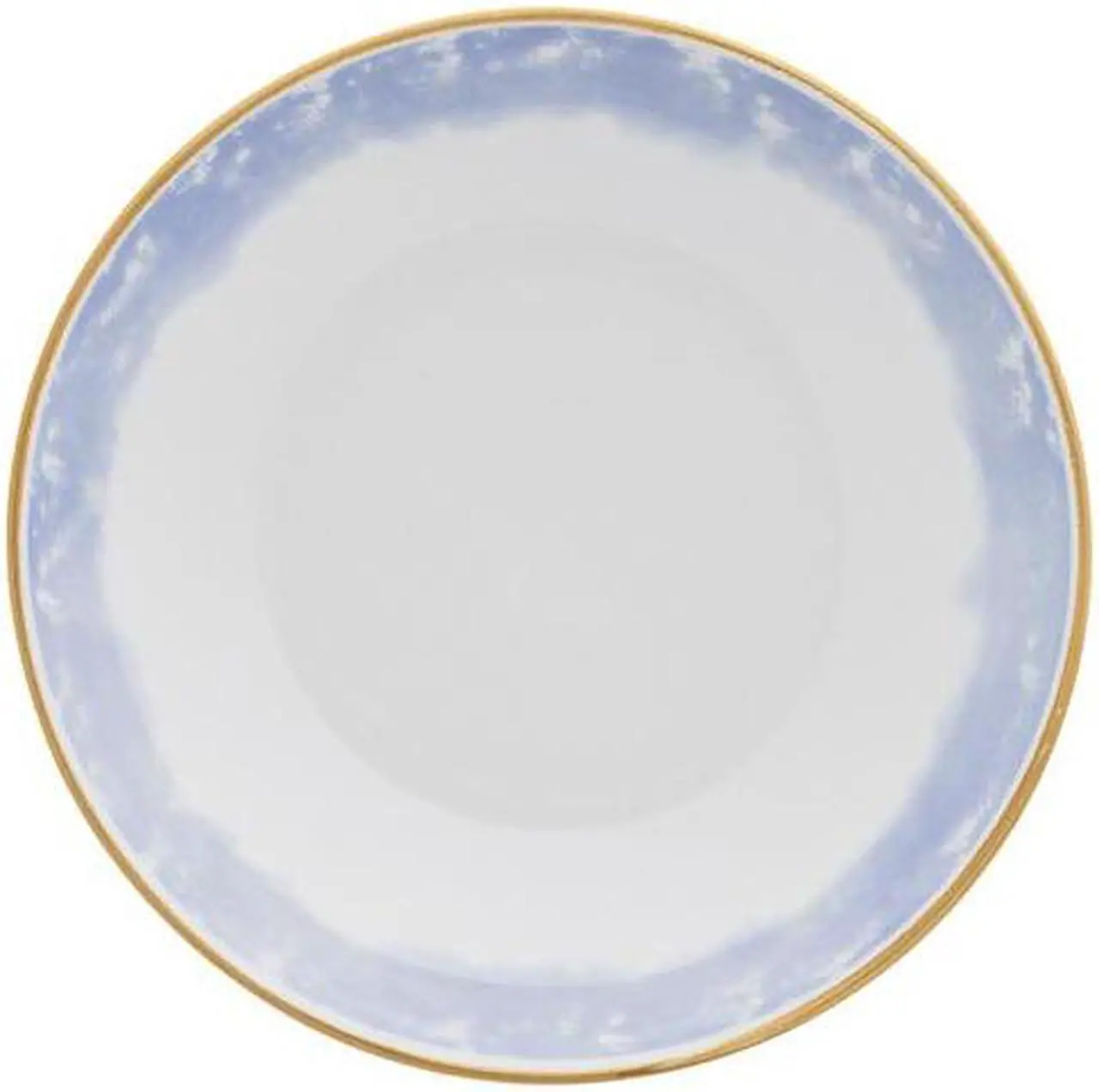 Alt view image 10 of 11 - Oxford Coup 6 Large Dinner 8.46" Soup Bowls in Blue and Yellow