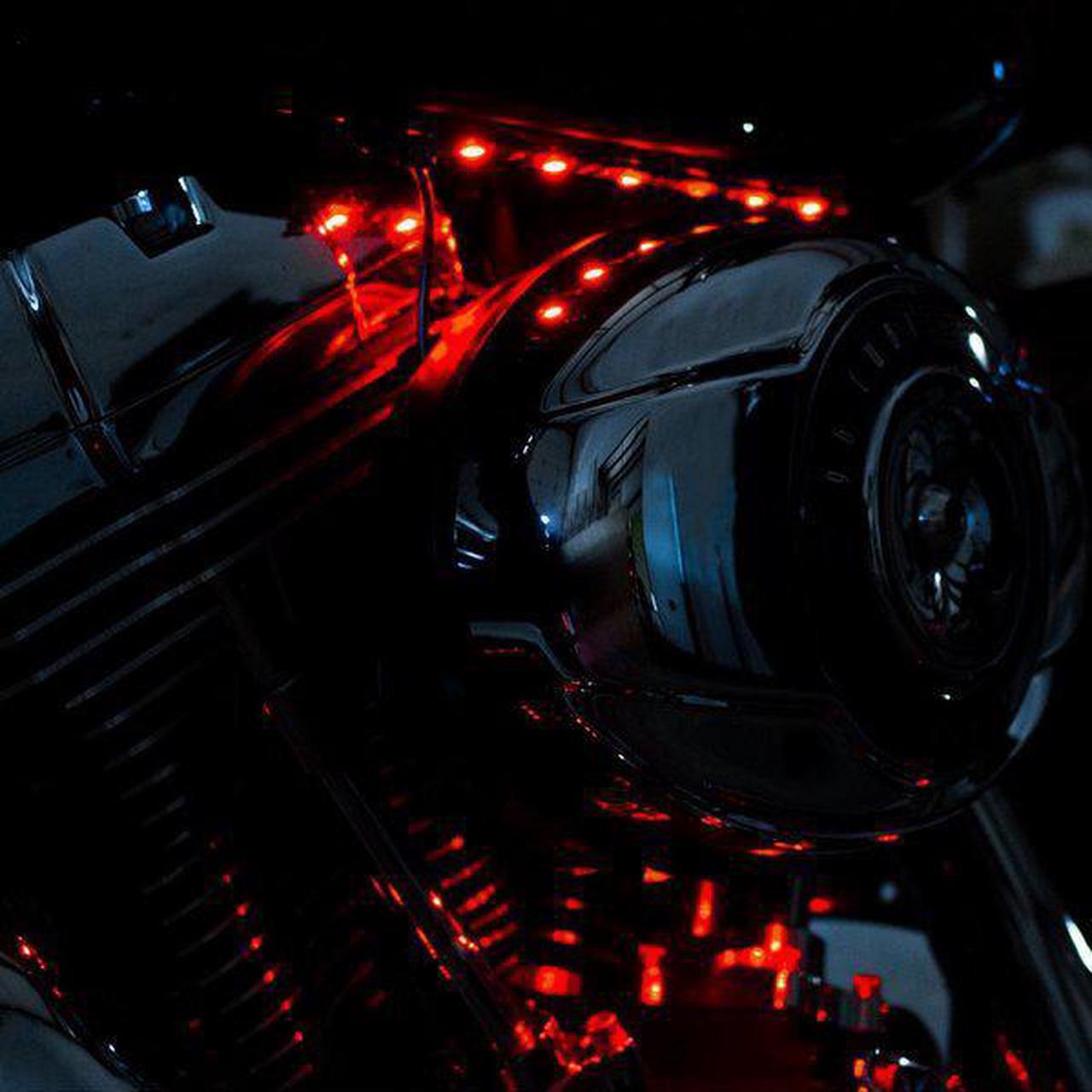 Alt view image 6 of 8 - RSMKCS - ColorSMART RGB LED Flexible Motorcycle Kit w/ Bluetooth Control & Chasing