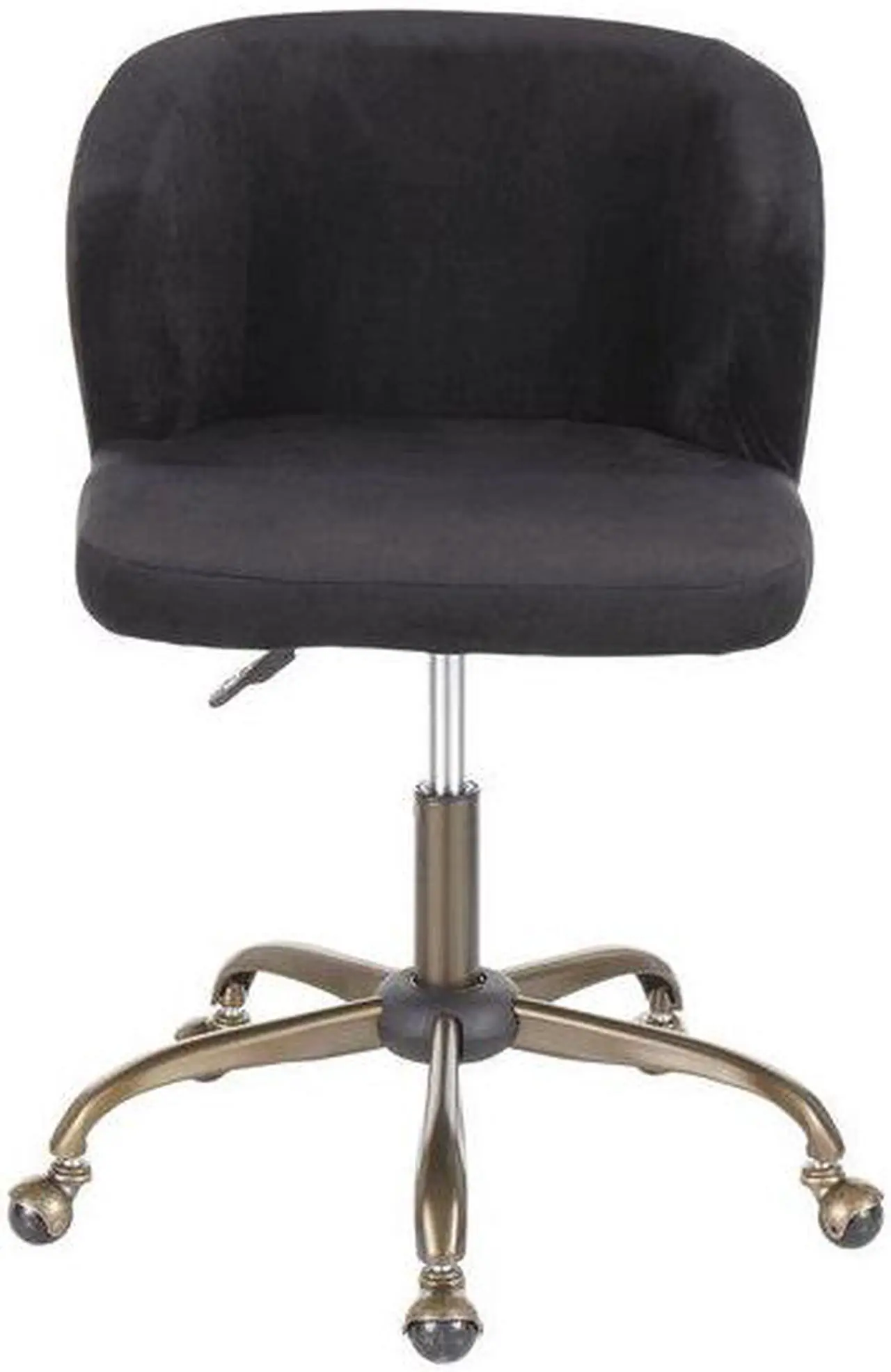 Alt view image 8 of 8 - LumiSource Fran contemporary Task chair in Black Velvet