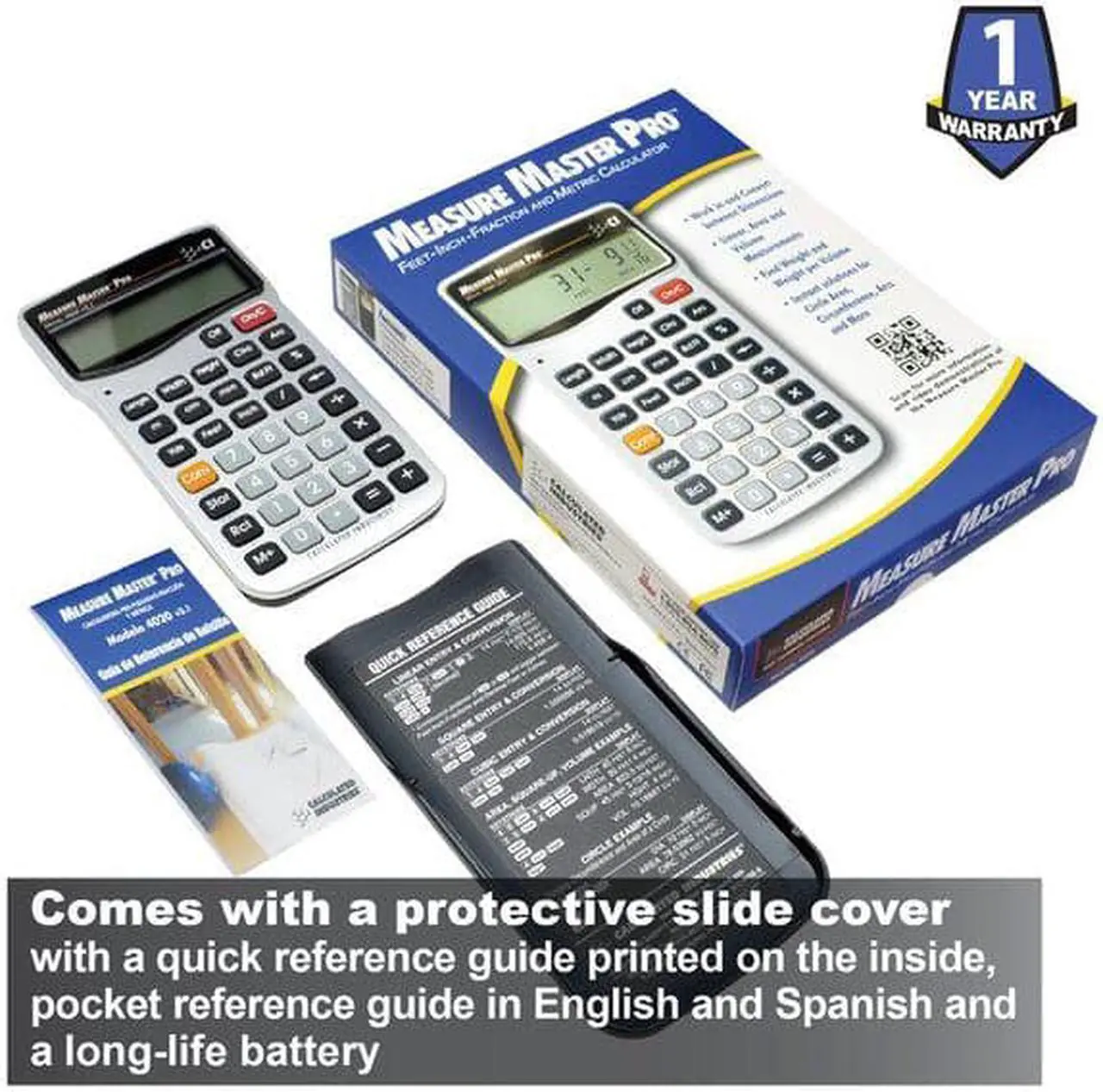 Alt view image 17 of 20 - Calculator,Construction,5.5x0.5x2.9 CALCULATED INDUSTRIES 4020