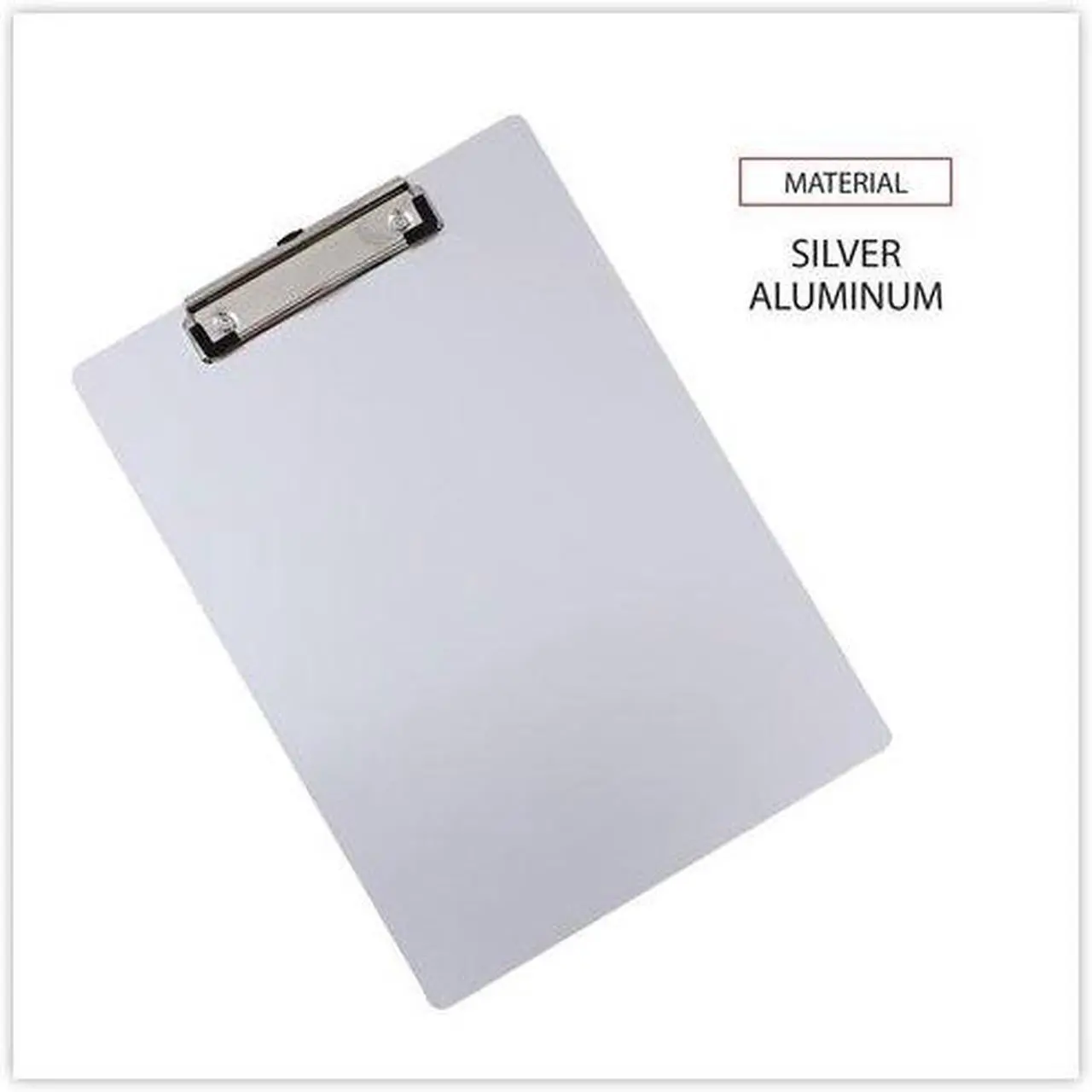 Alt view image 8 of 10 - Universal 40301 Aluminum Clipboard With Low Profile Clip, 1/2 Inch Capacity, 8 X 11 1/2 Sheets
