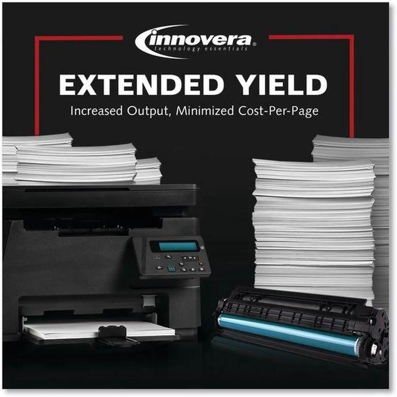 Alt view image 20 of 20 - Innovera Compatible Black High Yield Toner Cartridge (Alternative for HP 25X/CF325X)