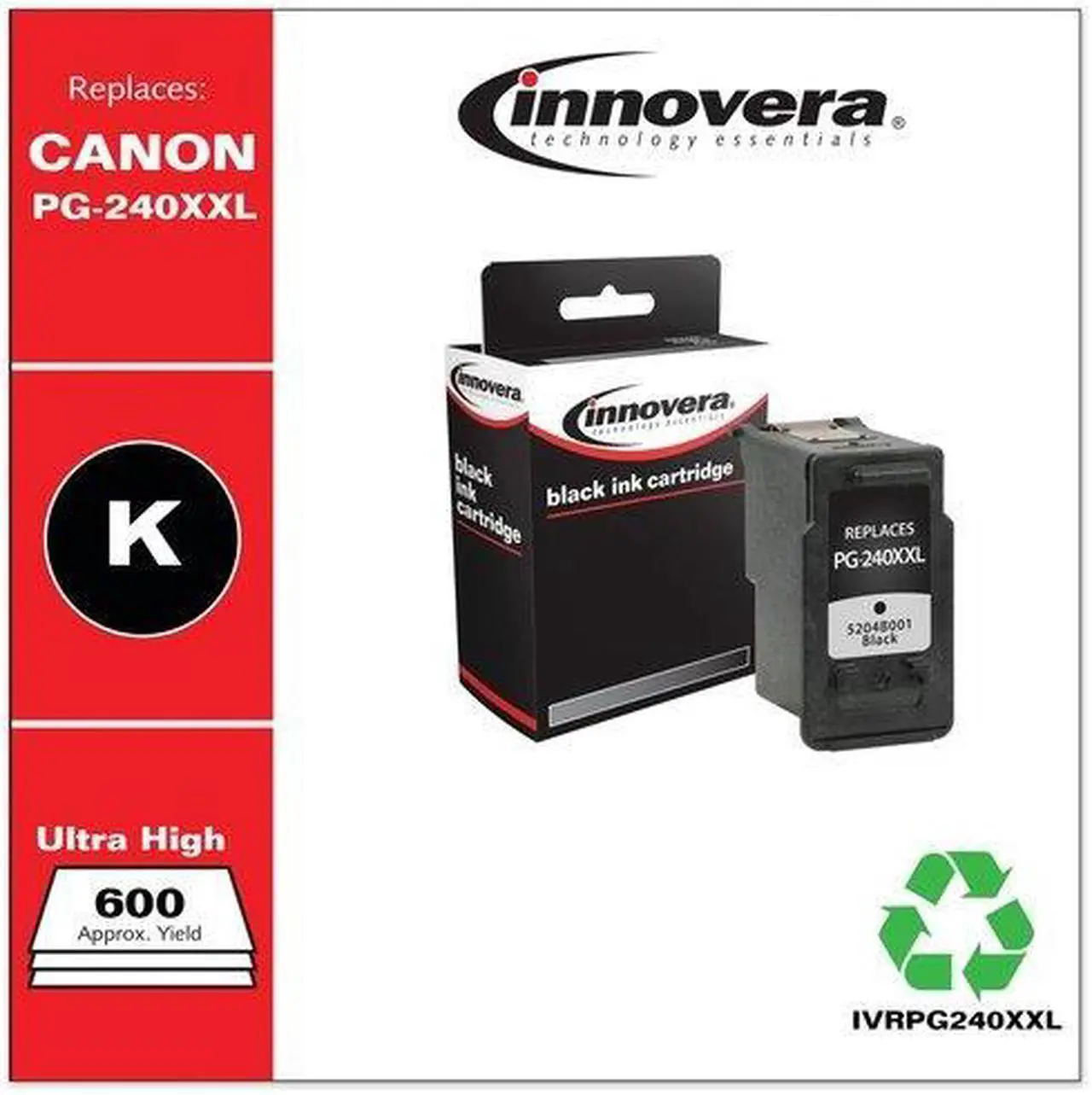 Alt view image 12 of 16 - Innovera ufactured 5204B001 (PG-240XXL) Extra High-Yield Ink Black PG240XXL