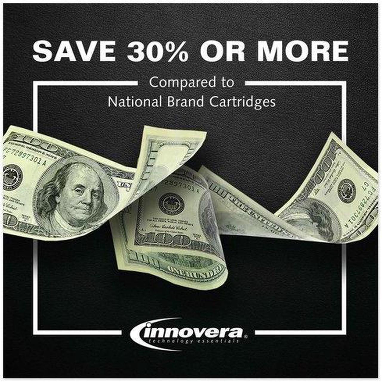 Alt view image 17 of 20 - Innovera Compatible Black High Yield Ink Cartridge (Alternative for HP 902XL/T6M14AN)