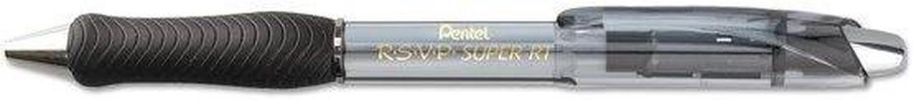 Alt view image 7 of 9 - Pentel R.S.V.P. Super RT Retractable Ballpoint Pen 1 mm Black Barrel/Ink 1 Dozen