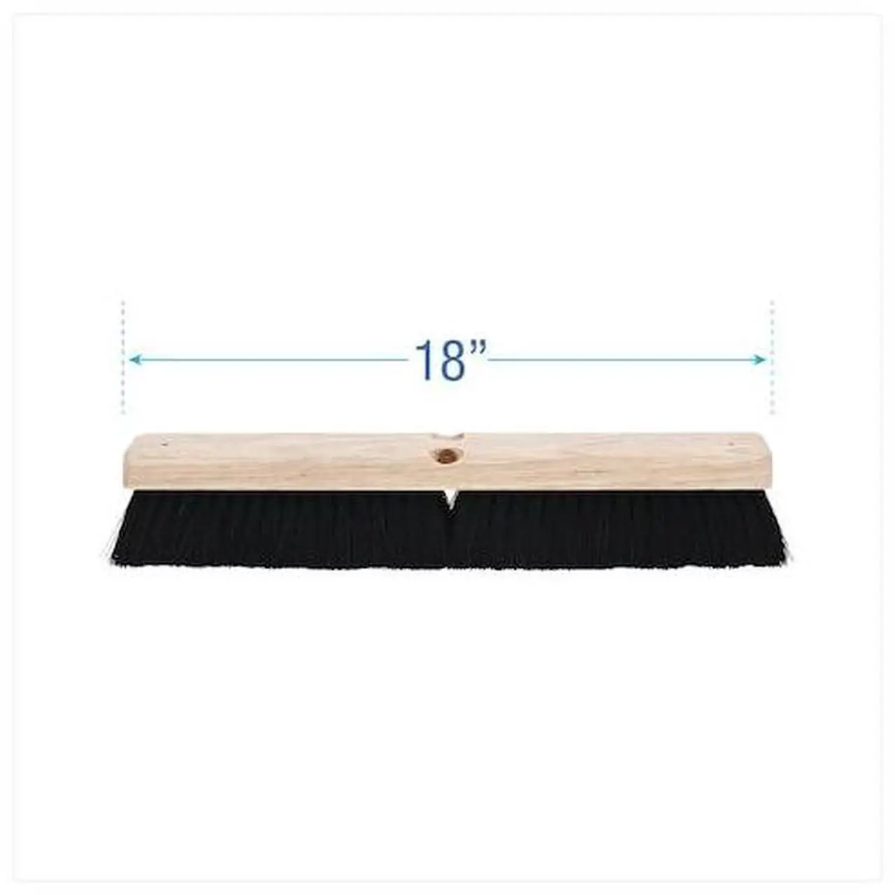 Alt view image 10 of 18 - Boardwalk Floor Brush Head 2 1/2" Black Tampico Fiber 18" 20218