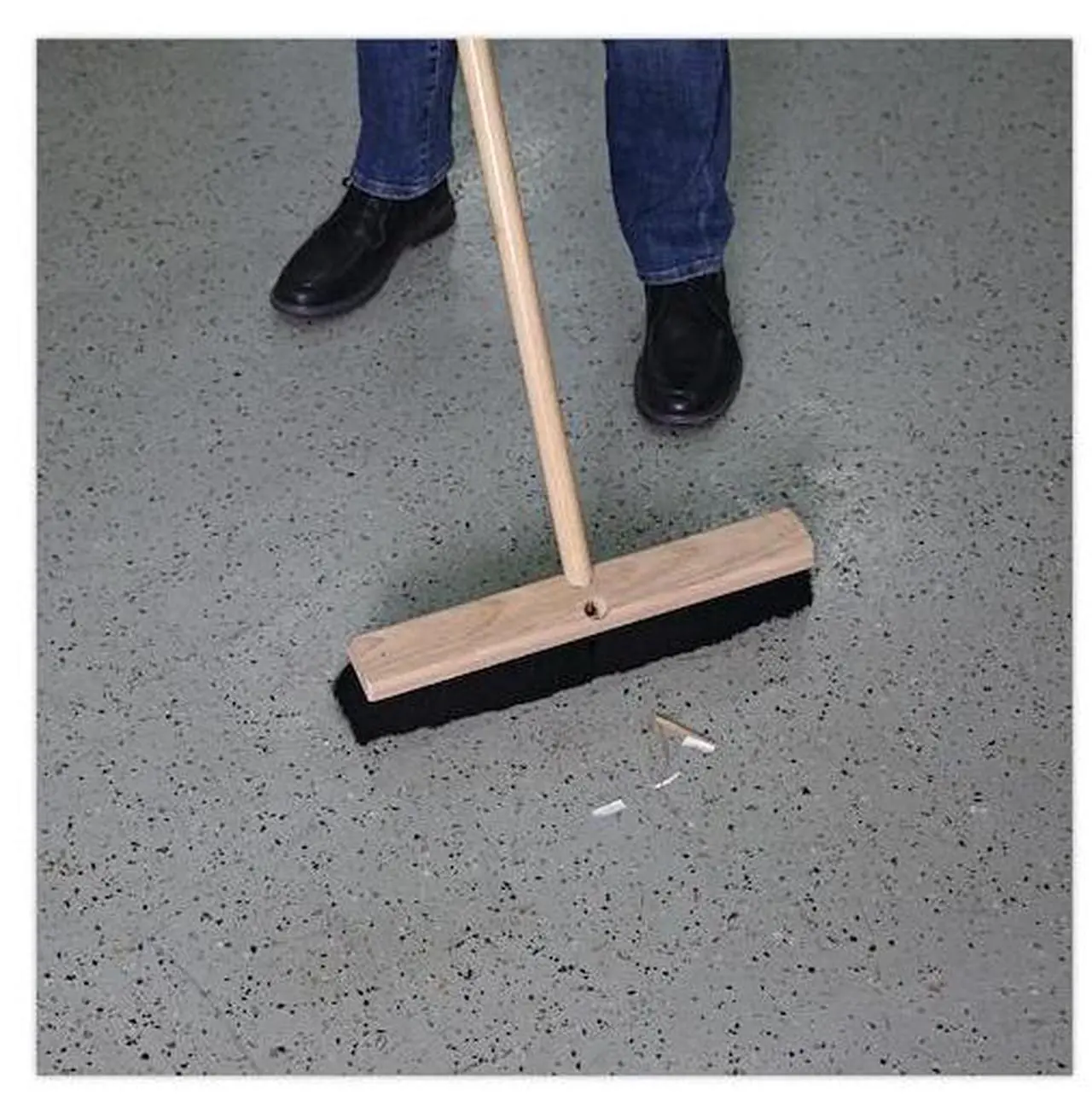 Alt view image 13 of 18 - Boardwalk Floor Brush Head 2 1/2" Black Tampico Fiber 18" 20218