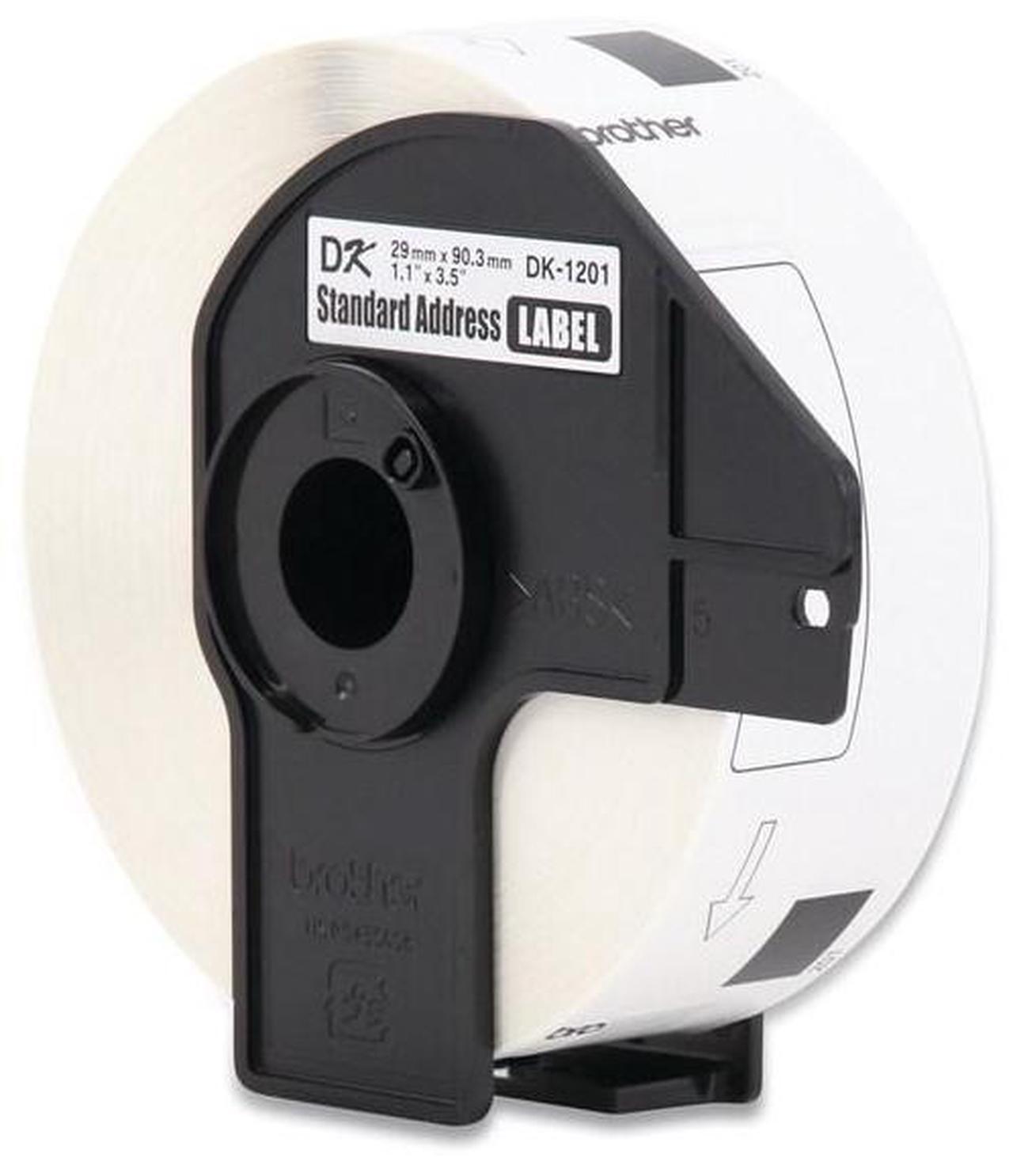 Alt view image 11 of 13 - Brother Genuine DK1201 DieCut Standard Rolled Address Labels for QL Printers 3Pk