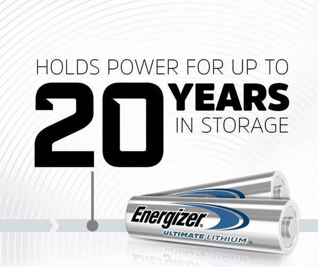 Alt view image 13 of 15 - ENERGIZER L91 Energizer Ultimate Lithium AA Lithium Battery, 24 PK, 1.5VDC