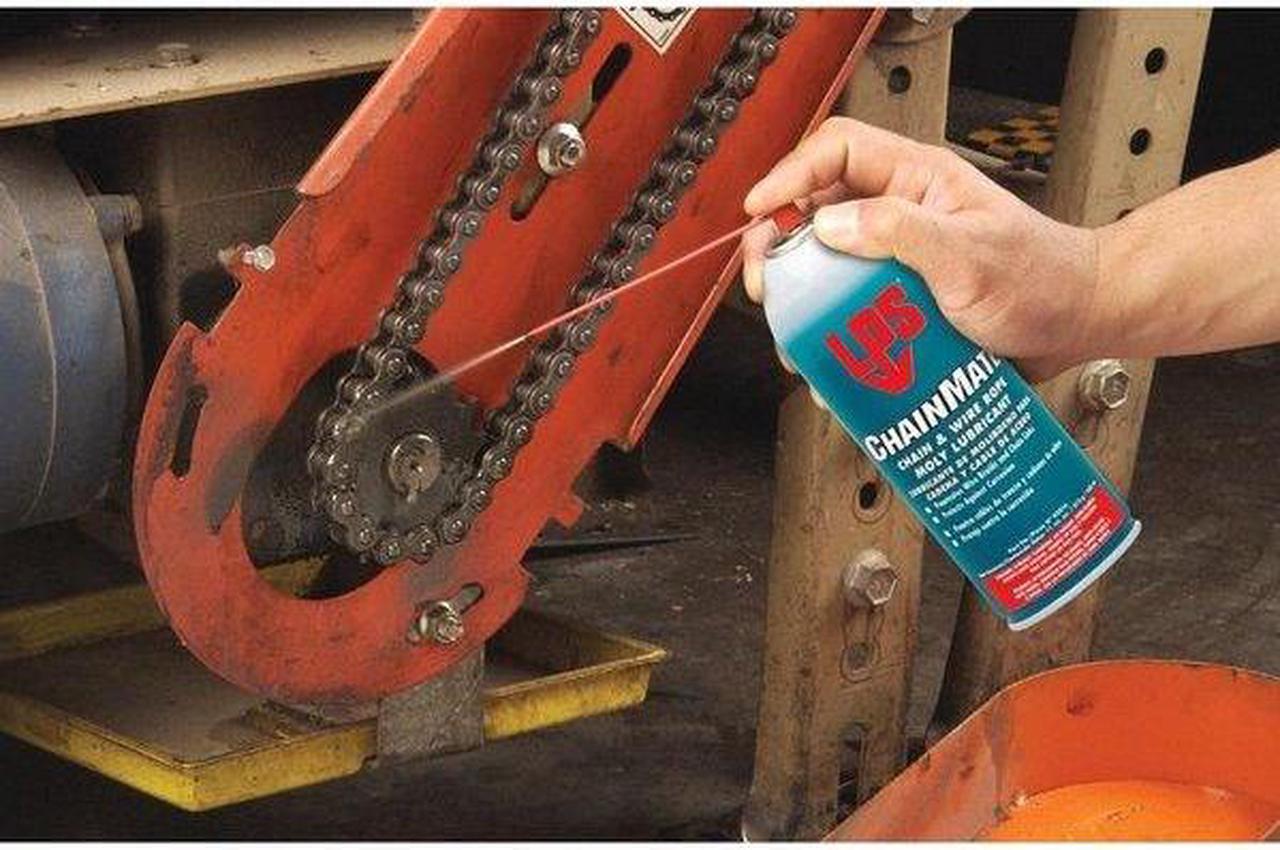 Alt view image 4 of 6 - LPS 02416 Chainmate Chain and Wire Lubricant, 11 Oz Aerosol Can, Black