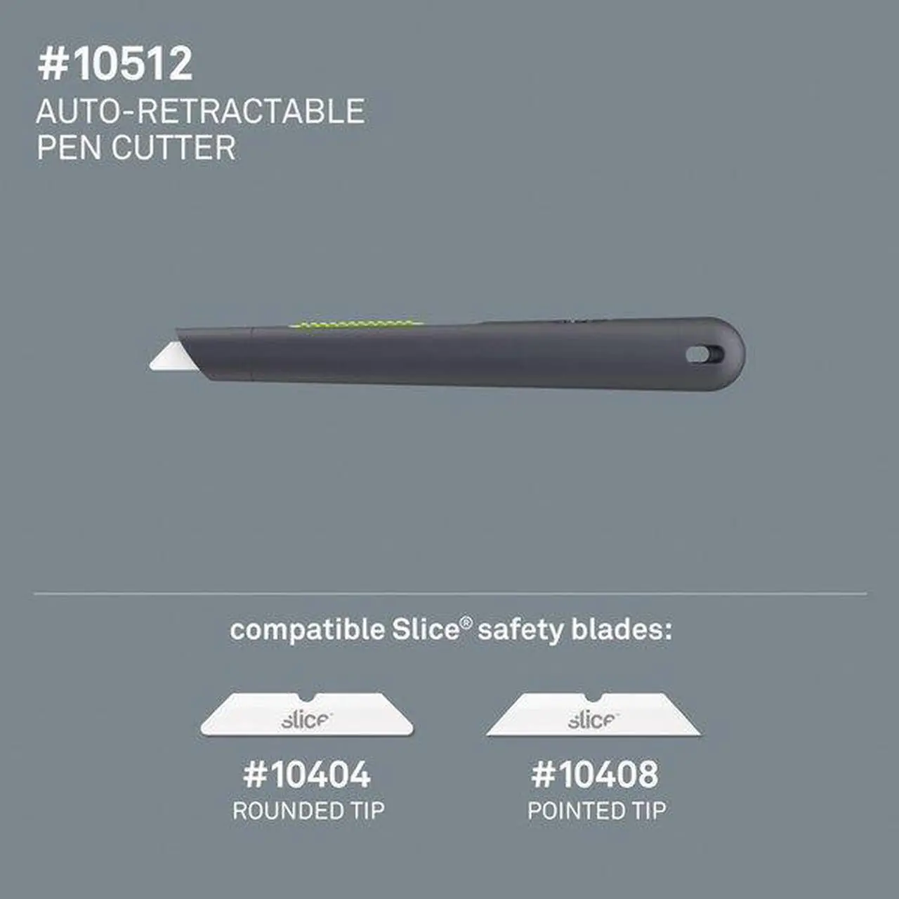Alt view image 8 of 10 - Pen Cutter, Auto-Retract, Ceramic, 5-1/2 in