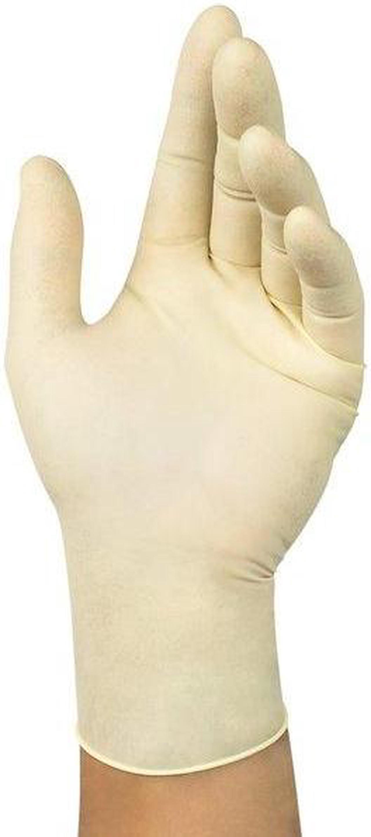 Alt view image 6 of 7 - Microflex Disposable Gloves Natural   MF-300-M