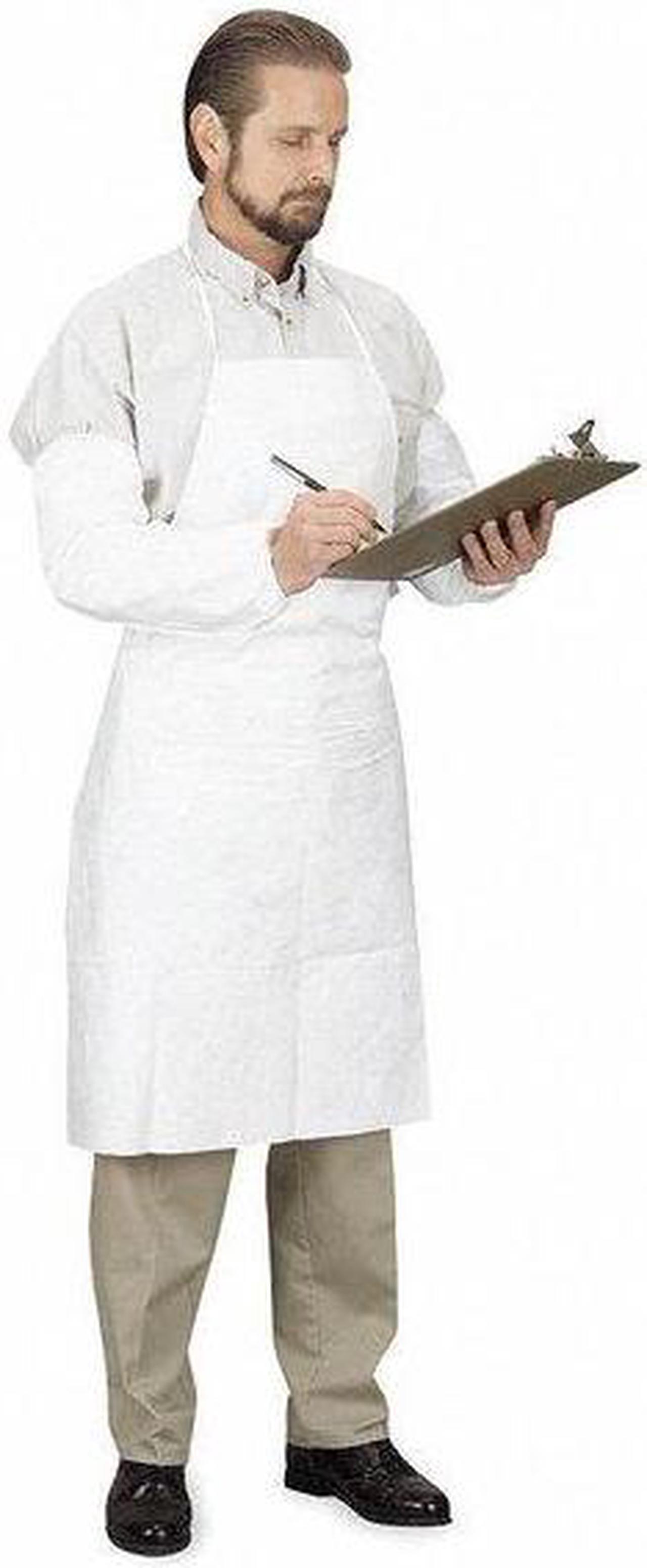 Alt view image 2 of 3 - DUPONT TY500SWH00020000 Tyvek 400 Disposable Sleeve, Elastic Closure, 18 in L,