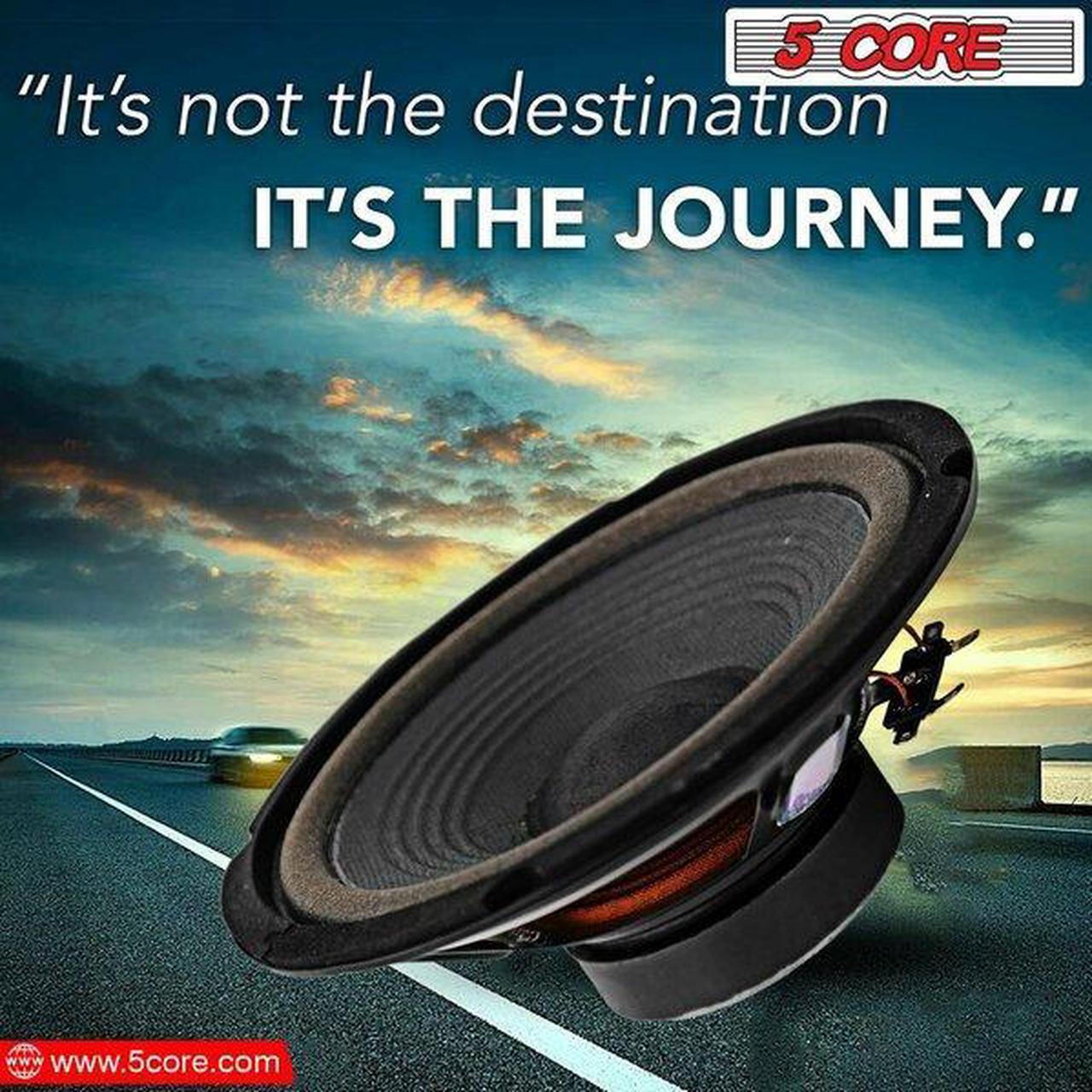 Alt view image 11 of 15 - 5 Core 6.5 Inch Subwoofer Pair 300W Peak 4OHM Car Audio Replacement Speaker Sub Woofer High Sensitivity Powerful Bass Bocinas para Carro - WF 672 2 PCS