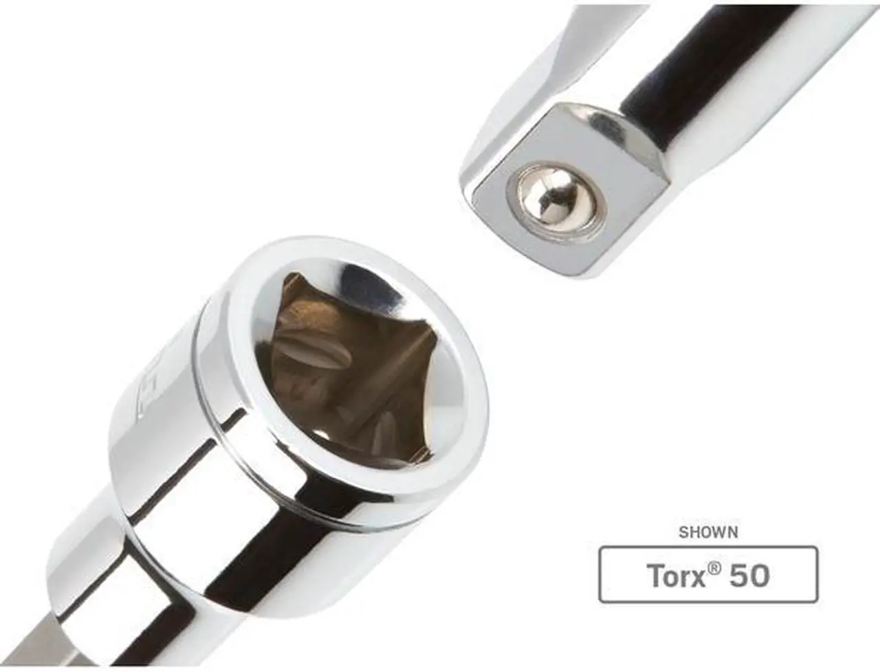 Alt view image 5 of 5 - TEKTON SHB24255 1/2 Inch Drive x T55 Torx Bit Socket
