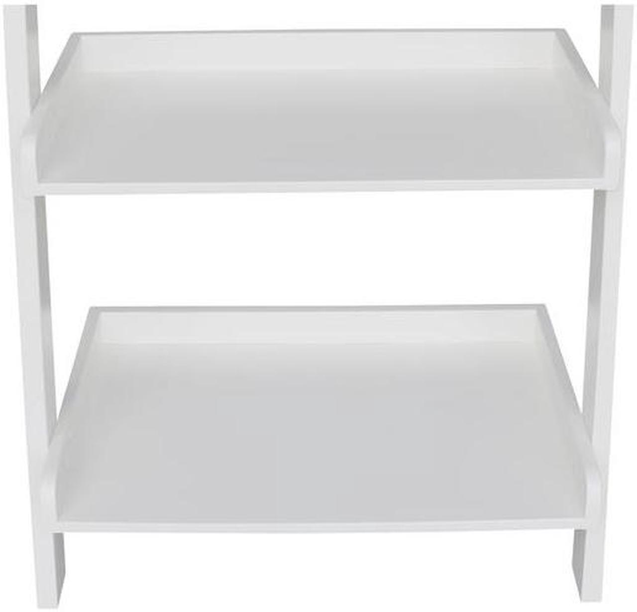 Alt view image 5 of 7 - INTERNATIONAL CONCEPTS SH69-2660 Lean To Shelf Unit with 5 Shelves, Linen White