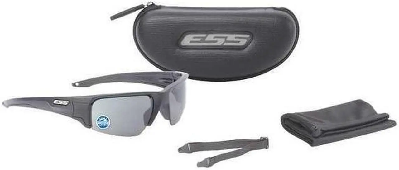Alt view image 2 of 2 - ESS EE9019-03 Crowbar, Safety Glasses Polarized, Gray Mirror Lens, Half-Frame,