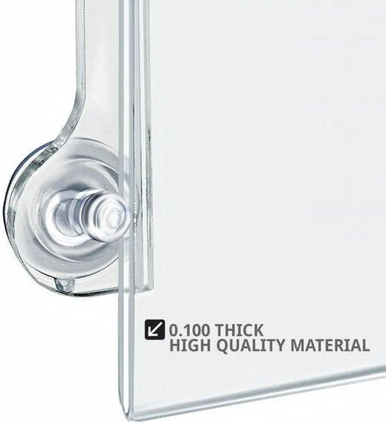 Alt view image 5 of 7 - AZAR DISPLAYS 106629 22"W x 17"H Sign Frame W/ suction cups, PK2