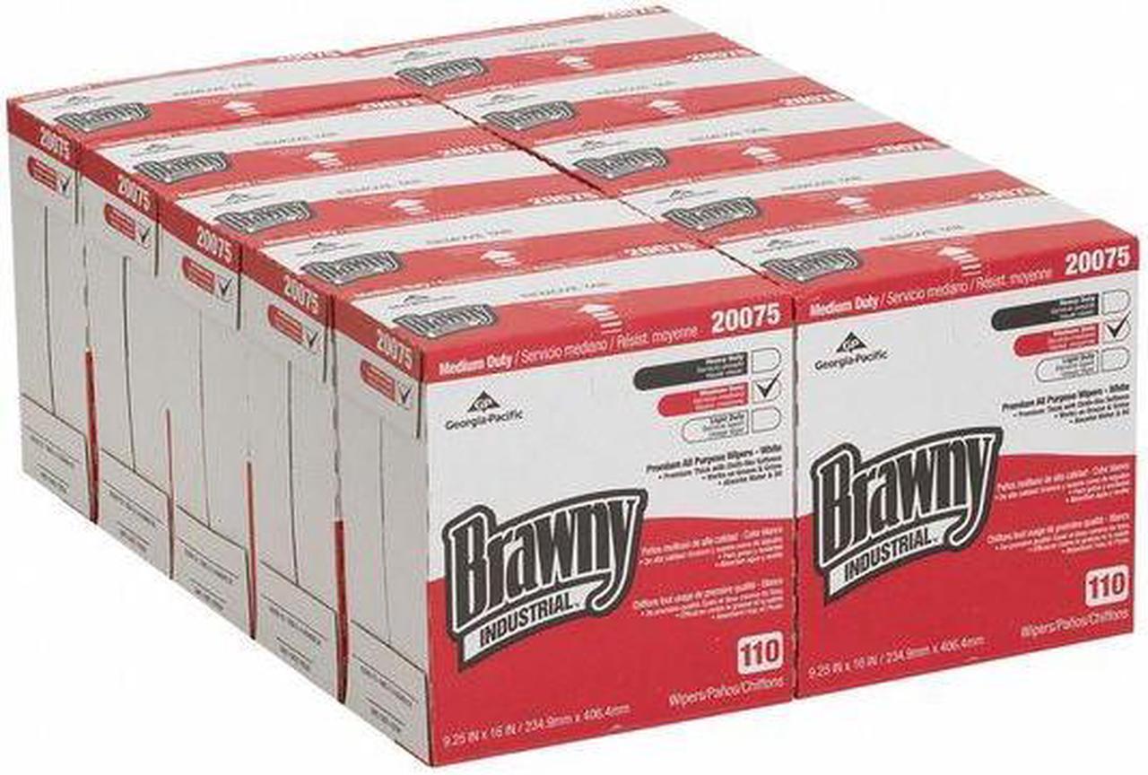 Alt view image 7 of 7 - GEORGIA-PACIFIC 20075 Dry Wipe Dispenser Box, Brawny Pro, Double Recreped DRC,
